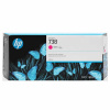 HP originál ink 676N0A, HP 738M, magenta, 300ml