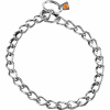 HS Obojok retiazkový, sťahovací, 4mm/80cm, malé oko, nerezová oceľ