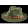 Poľovnícky klobúk TETRAO - s remienkom zo svetlej kože zelený 57 Veľkosť: 57, Hide weapon: Nie, For professionals: Nie