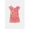 Dievčenské šaty United Colors of Benetton ružová farba, mini, áčkový strih, 4UIACV03G 4UIACV03G.G.Seasonal 130