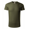 MALFINI ORIGIN (GOTS) 171 / Pánske tričko z organickej bavlny - military XXL