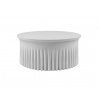 TENTino Elastický obrus SKIRTING na okrúhly stôl 180 cm Farba obrusu: SVETLOŠEDÁ / SILVER