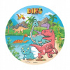 CUKROVÁ TLAČ jedlý obrázok na tortu Cukrová hmota DINOSAURY JURASSIC + TEXT 161
