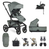 EASYWALKER Jimmey Travel Set XXL + Aton B2 i-Size + Base One thyme green 2024