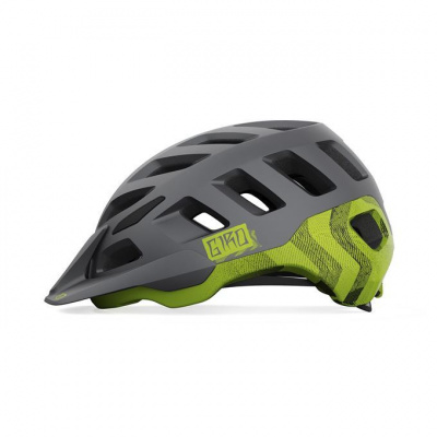 GIRO Radix Mat Metalic Black/Lime L