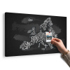 Obraz na korku moderná mapa Európy
