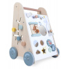 Drevené vzdelávacie chodítko s pohyblivými prvkami, ECOTOYS