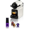 Krups Nespresso kávovarov Inissia Black Blanche farba biela +kapsule