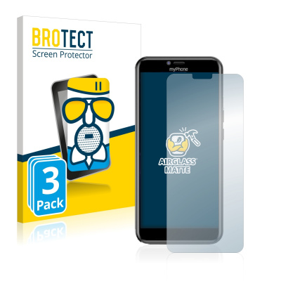 3x Matná skleněná fólie BROTECT AirGlass pro myPhone Prime 4 Lite (3x Matná skleněná fólie BROTECT AirGlass pro myPhone Prime 4 Lite)