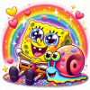 CUKROVÁ TLAČ jedlý obrázok na tortu Cukrová hmota SPONGEBOB Patrik #14 + MENO