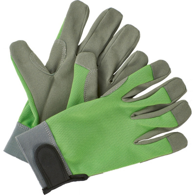 LUX Záhradné rukavice zeleno-sivá, veľ. 8