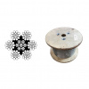 Lano válcované WS DIN 3058 (6x26WS-IWRC) holé, velká cívka 16mm holé
