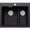 Blanco Pleon 6 Split Granitový drez - Čierna