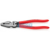 KNIPEX 02 01 225 Silové kombinované kleště, plastové návleky, fosfátováno na černo, 225 mm