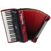 Hohner Bravo III 120 SilentKey barva červená