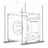 RFU-250-NOS-AKV2 nosník pro průmyslový radiální ventilátor Alteko RFU