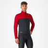 Castelli 24580 ESTREMO rubínová/čierna - L