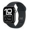 Apple Watch Series 10 GPS + Cellular 46mm Jet Black Aluminium Case with Black Sport Band - S/M (Apple Watch Series 10 GPS + Cellular 46mm Jet Black Aluminium Case with Black Sport Band - S/M)