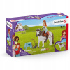 SCHLEICH HORSE Club MIA a kôň škvrny s jazdcom (SCHLEICH HORSE Club MIA a kôň škvrny s jazdcom)
