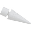 Koncovka Chicago špička biela Ø 20 mm, 2 ks