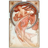 Plagát, Obraz - La danse Lithographs series, Alfons Mucha, 26.7 × 40 cm