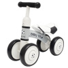 Detské odrážadlo Baby Mix Baby Bike Čierna biela football - Čierna