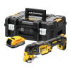 DeWALT DCS356E1T - AKU bezuhlíková oscilačná multibrúska PowerStack™ 18V, 1×AKU 1,7Ah, bez nabíjačky, kufor TSTAK™