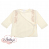 Kojenecka košieľka - Detská kohútika Sofija 74 ECRU (Amelia t -shirt Ecru 74)