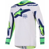 dres SUPERTECH VISTA, ALPINESTARS (světle šedá/žlutá fluo/zelená/modrá/růžová, v