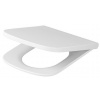 Cersanit LARGA WC sedátko square SLIM SoftClose duroplast, antibakt, EO, Biela K98-0231 K98-0231