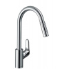 HansGrohe Focus M41 - Drezová batérie Focus s výsuvnou spŕškou, EcoSmart, chróm 31833000