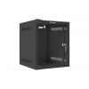 LANBERG RACKOVÁ SKŘÍŇ 10'' PRO MONTÁŽ NA STĚNU 6U/280X310 (FLAT PACK) S PROSKLENÝMI DVEŘMI ČERNÁ