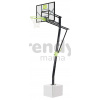 Basketbalová konštrukcia s doskou a košom Galaxy Inground basketball Exit Toys oceľová uchytenie do zeme nastaviteľná výška