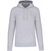KARIBAN VINTAGE K4027 / Pánska mikina s kapucňou - oxford grey XL
