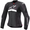 Bunda STELLA T-GP PLUS R 4 AIRFLOW, ALPINESTARS (čierna/biela, veľ. 2XL)