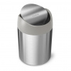 Simplehuman Odpadkový koš volně stojící Mini bin 1,5 l Kartáčovaná nerez ocel mat SHCW2084