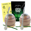 Sada Yerba Mate Verde Mate + tekvica a bombilla 500 g 0,5 kg PRE DVOCH