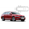 Slnečné clony na okná - SKODA Superb Combi (2015-) - Komplet sada