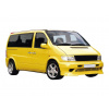 Nerez kryty kľučiek Mercedes Vito W638 FL - 8 ks