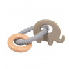 Kousátko Bo Jungle B-Rattle Rings Kousátko Elephant Blue (5407010492828)
