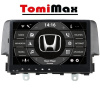 TomiMax Honda Civic Android 14 autorádio s WIFI, GPS, USB, BT HW výbava: 8 Core 4GB+64GB PX HIGH