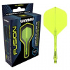 8787 Letky Winmau FUSION MEDIUM ŽLTÉ - úzky závit (FUSION - dĺžka násadky 34 mm)