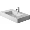 Duravit Vero umývadlo 85x49 cm obdĺžnik umývadlo na nábytok biela 0329850000