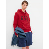 Mikina GAP logo fleece Červená S Červená Červená