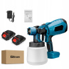 Striekacia pištoľ 1000 ml Airbrush Home DIY Paint Tool 2 Battery