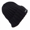 Merino vlnená vlna John Wool Mesto čierna vlna (Zimná vlnená čiapka Merino John Wool Town Black)