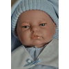 Realistické miminko - chlapeček - Bedříšek se zajíčkem od firmy Lamagik (španělské miminko 39 cm)