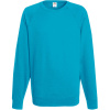 Fruit of the Loom Mikina Lightweight Raglan Sweat, raglánová, pánská COT16213816205-azure blue 2XL Modrá azurově
