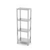 Hendi Regál 600 x 400 x 1800 mm 4 police