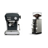 Ascaso Dream ONE, Anthracite + Eureka Mignon Libra, CR chrome